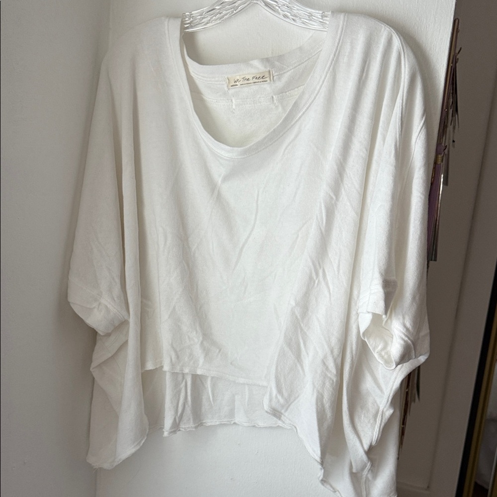 We The Free White CC Top